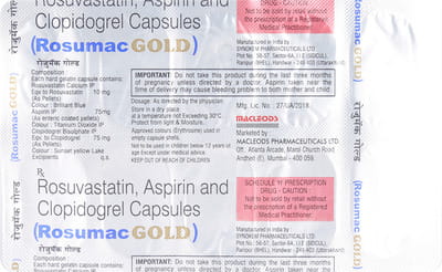 Rosumac Gold 10mg Strip Of 10 Capsules