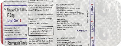 Lipigo 5mg Strip Of 10 Tablets