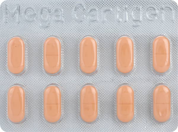 Mega Cartigen Strip Of 10 Tablets