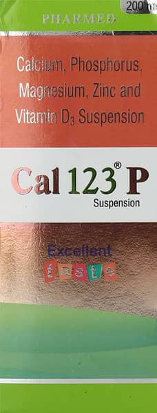 Cal 123 P Bottle Of 200Ml Suspension