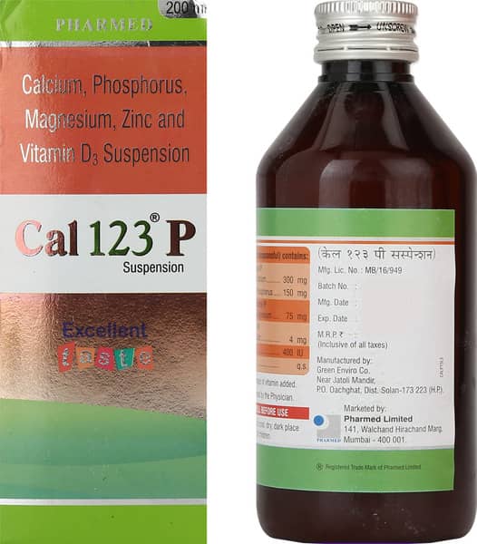 Cal 123 P Bottle Of 200Ml Suspension