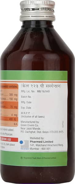 Cal 123 P Bottle Of 200Ml Suspension