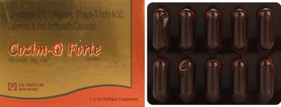 Cozim Q Forte Strip Of 10 Softgel Capsules