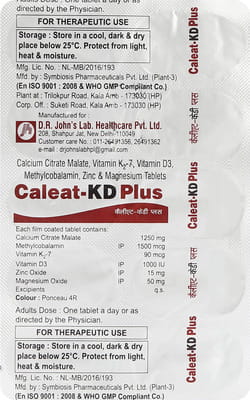 Caleat Kd Plus Strip Of 10 Tablets