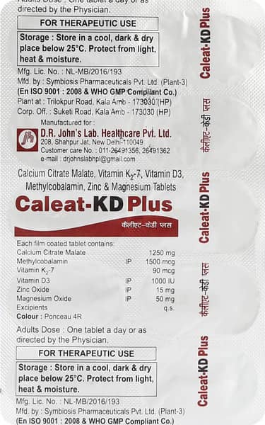 Caleat Kd Plus Strip Of 10 Tablets