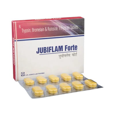 Jubiflam Forte Strip Of 10 Tablets