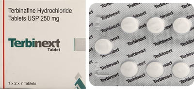 Terbinext 250mg Strip Of 7 Tablets