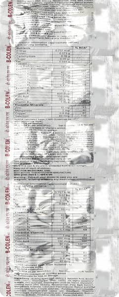 B Colen Ns Strip Of 10 Tablets