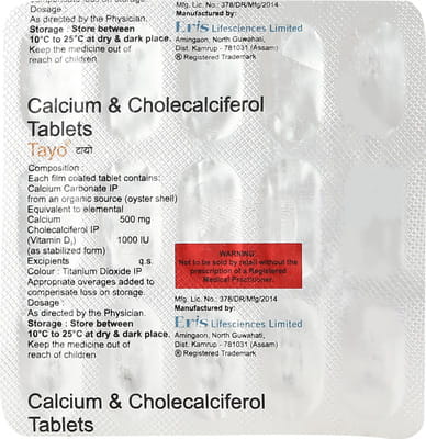 Tayo Strip Of 15 Tablets