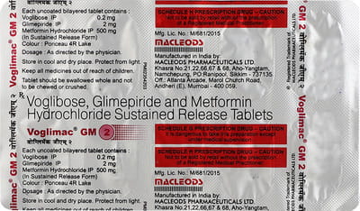 Voglimac Gm 2mg Strip Of 10 Tablets