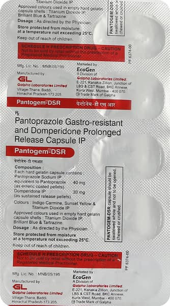 Pantogem Dsr Strip Of 10 Capsules