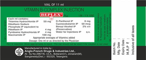 Beplex Plus Vial Of 11ml Injection