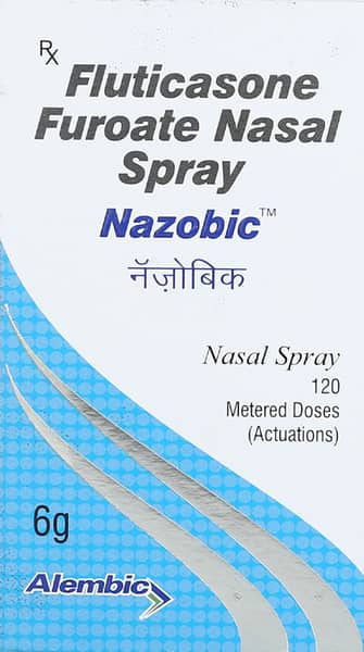 Nazobic 120md Bottle Of 6gm Nasal Spray