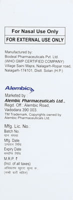 Nazobic 120md Bottle Of 6gm Nasal Spray