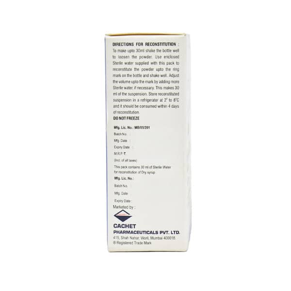 Cacef Cv 100mg Bottle Of 30ml Dry Syrup