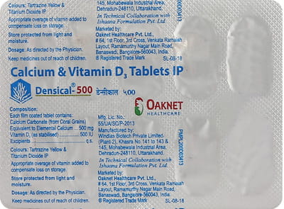 Densical 500mg Strip Of 10 Tablets