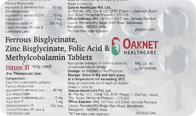 Ferose Xt Strip Of 15 Tablets