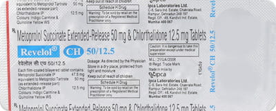 Revelol Ch 50/12.5mg Strip Of 10 Tablets
