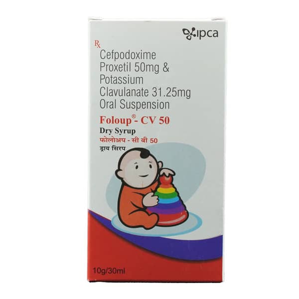 Foloup Cv 50mg Bottle Of 30ml Dry Syrup