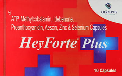 Hey Forte Plus Strip Of 10 Capsules