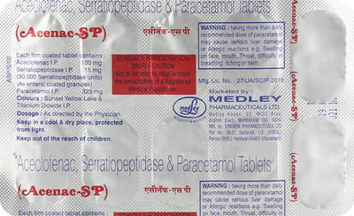 Acenac Sp Strip Of 10 Tablets