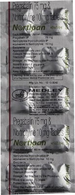 Nortipan Strip Of 10 Tablets