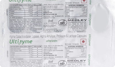 Ultizyme Strip Of 10 Capsules