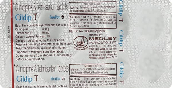 Cildip T Strip Of 10 Tablets