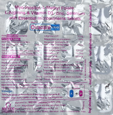 Ovacare Myo Strip Of 12 Tablets