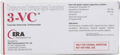 3vc Vag Box Of 3 Vaginal Suppositories