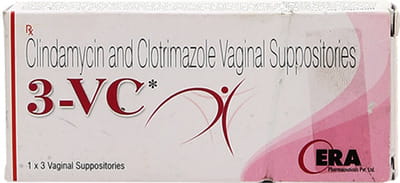 3vc Vag Box Of 3 Vaginal Suppositories