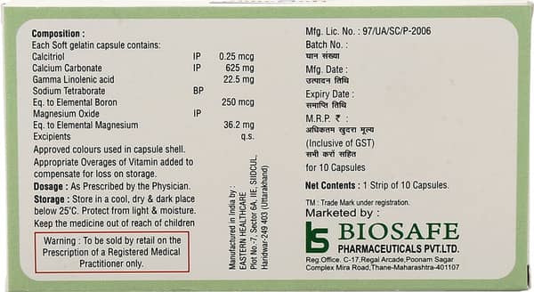 Bonesoft Strip Of 10 Capsules