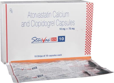 Storvas Cv 10mg Strip Of 10 Capsules