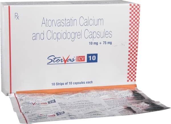 Storvas Cv 10mg Strip Of 10 Capsules