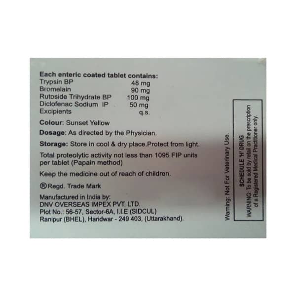 Flamar 3d Strip Of 10 Tablets