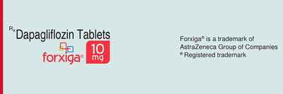 Forxiga 10mg Strip Of 14 Tablets