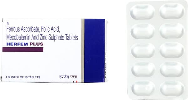 Herfem Plus Strip Of 10 Tablets