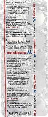 Montemac Al Strip Of 10 Tablets
