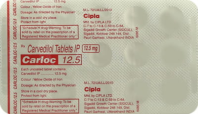 Carloc 12.5mg Strip Of 15 Tablets
