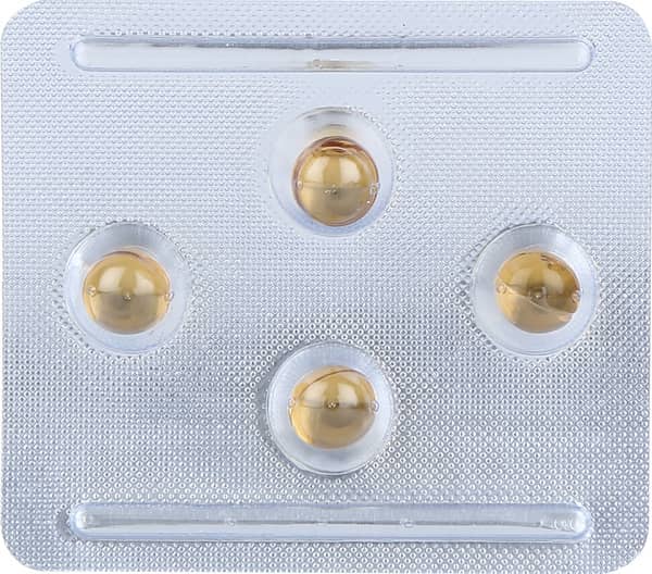 Coxcal D3 Strip Of 4 Capsules