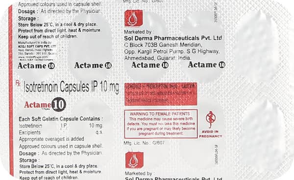 Actame 10mg Capsule