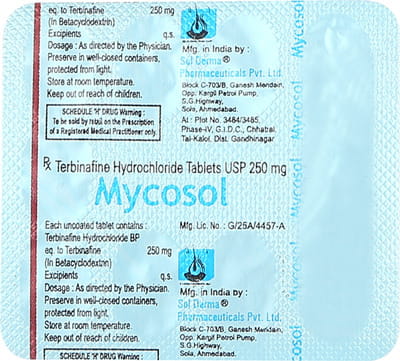 Mycosol 250mg Tablet 7'S