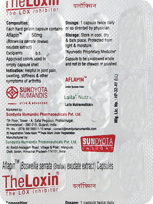 Theloxin 50mg Strip Of 10 Capsules