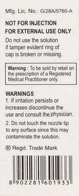 Irimist Bottle Of 10ml Eye Drops