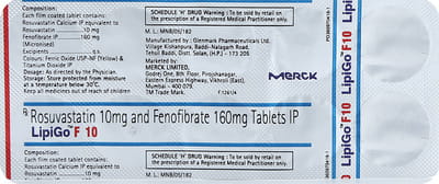 Lipigo F 10mg Strip Of 10 Tablets