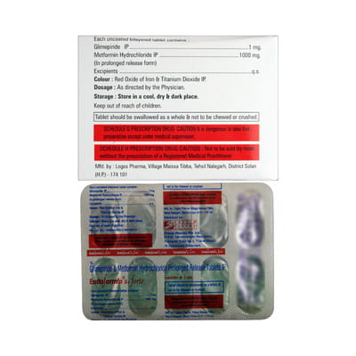 Endoformin G1 Forte Strip Of 10 Tablets