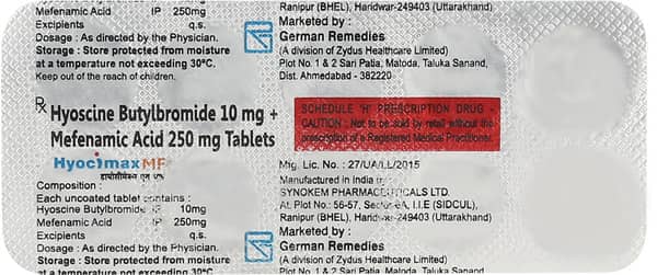 Hyocimax Mf Strip Of 10 Tablets