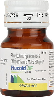 Flucold Af Bottle Of 15ml Oral Drops