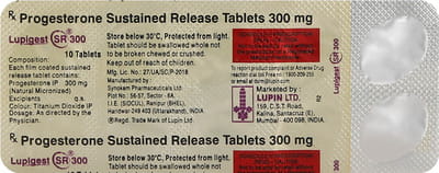Lupigest Sr 300mg Strip Of 10 Tablets