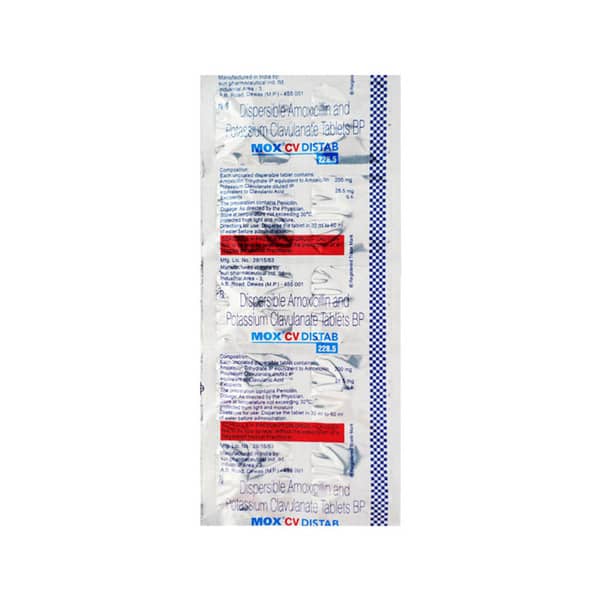 Mox Cv Distab 228.5Mg Strip Of 10 Tablets